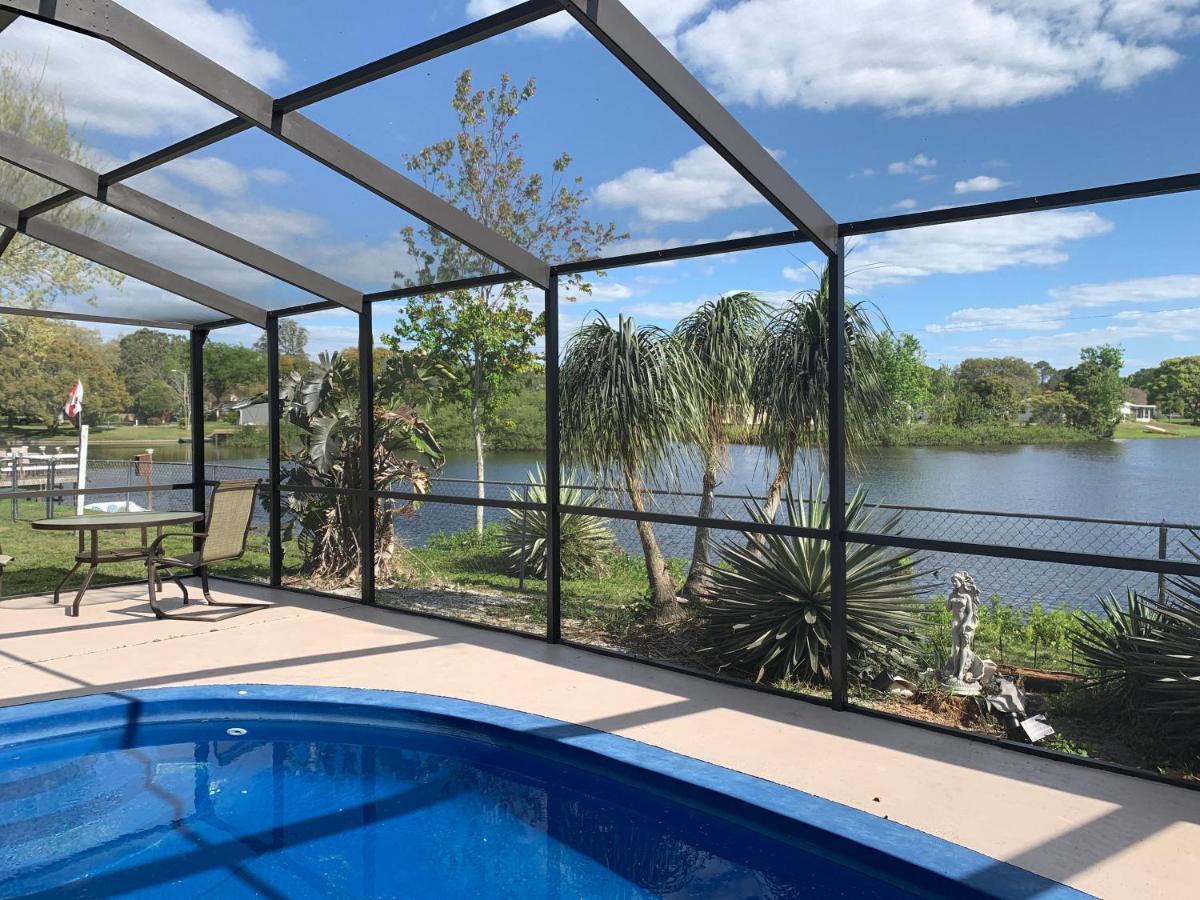 הוילה ניו פורט ריצ'י Private Tropical Waterfront Sanctuary W Pool, Hot Tub & An Island! Pet Friendly מראה חיצוני תמונה