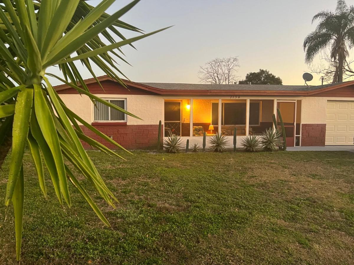 הוילה ניו פורט ריצ'י Private Tropical Waterfront Sanctuary W Pool, Hot Tub & An Island! Pet Friendly מראה חיצוני תמונה